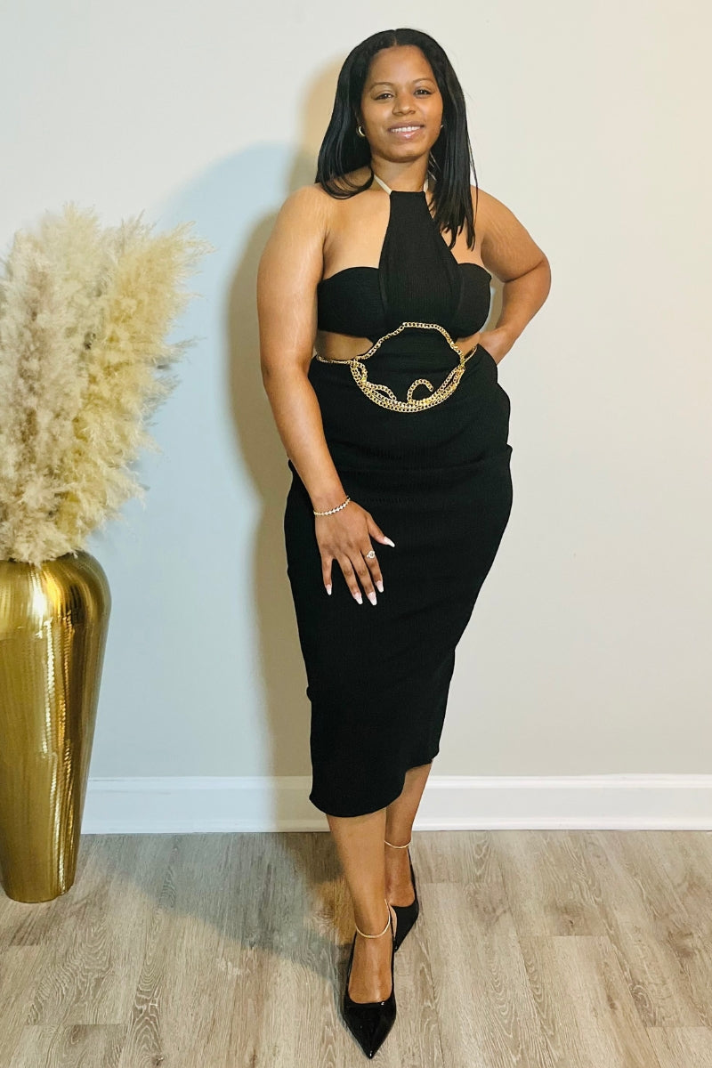 Black & Gold dress