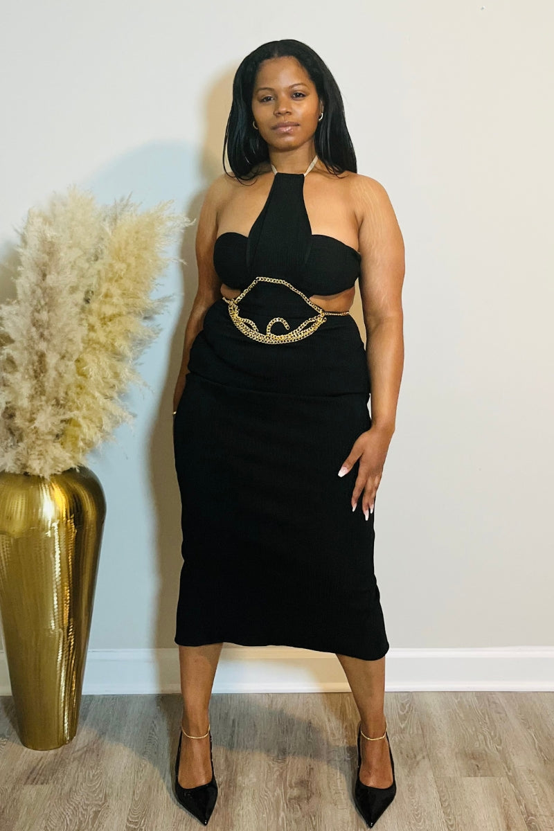 Black & Gold dress
