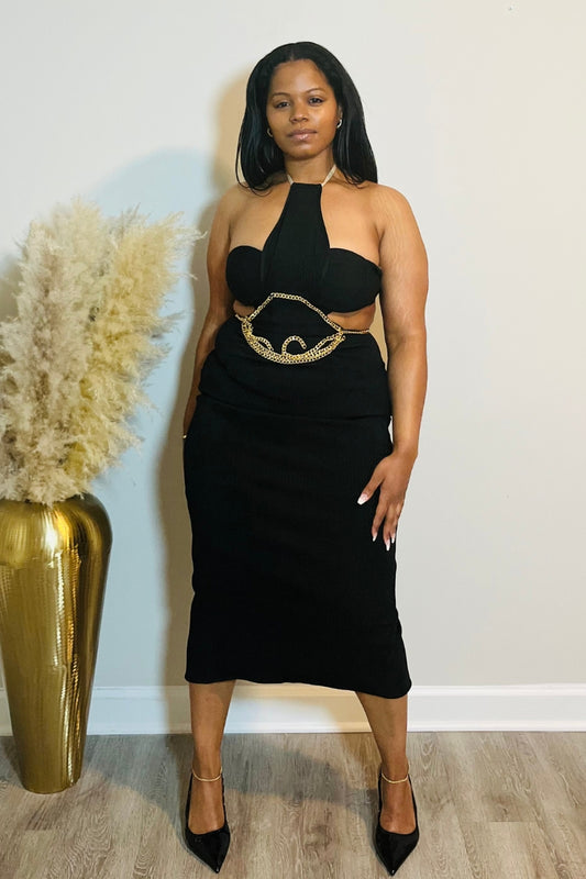 Black & Gold dress