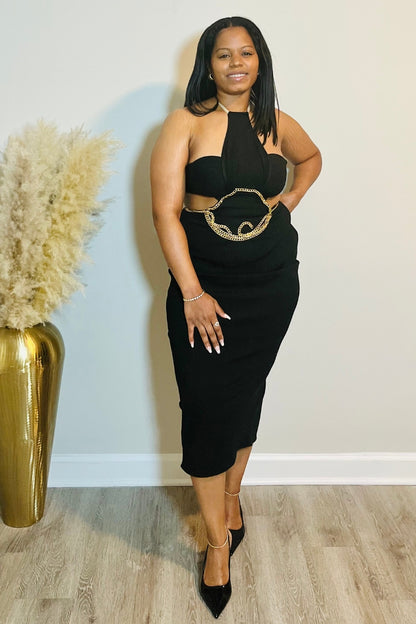 Black & Gold dress